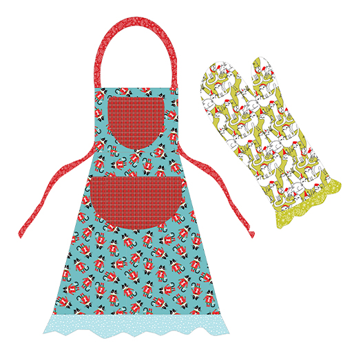 Apron and Oven Mitt (FP)
